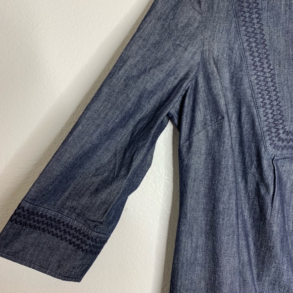 Boden Chambray Tunic Size 4 - Picture 3 of 7